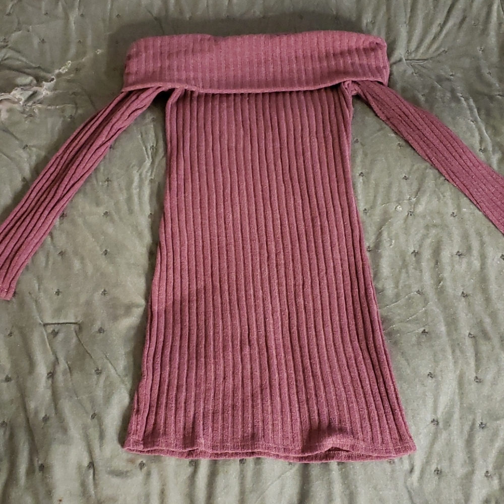 Midi off the shoulder dress
